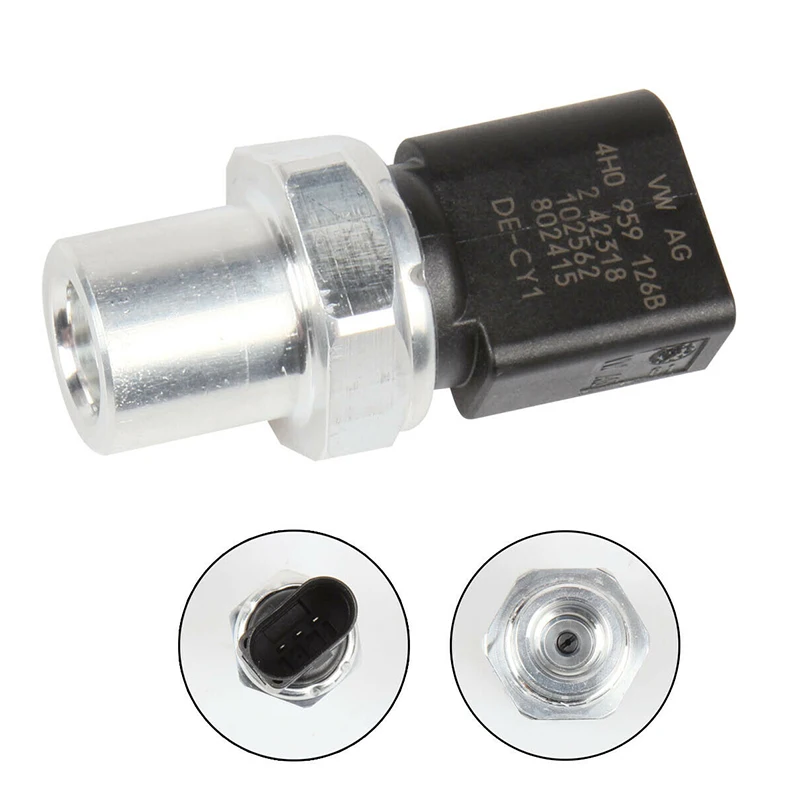 

Air Condition Pressure Sensor Switch 4H0959126A 12V 3Pin Pressure Switch Pressure Sensor Air Conditioning SKODA Auto Parts