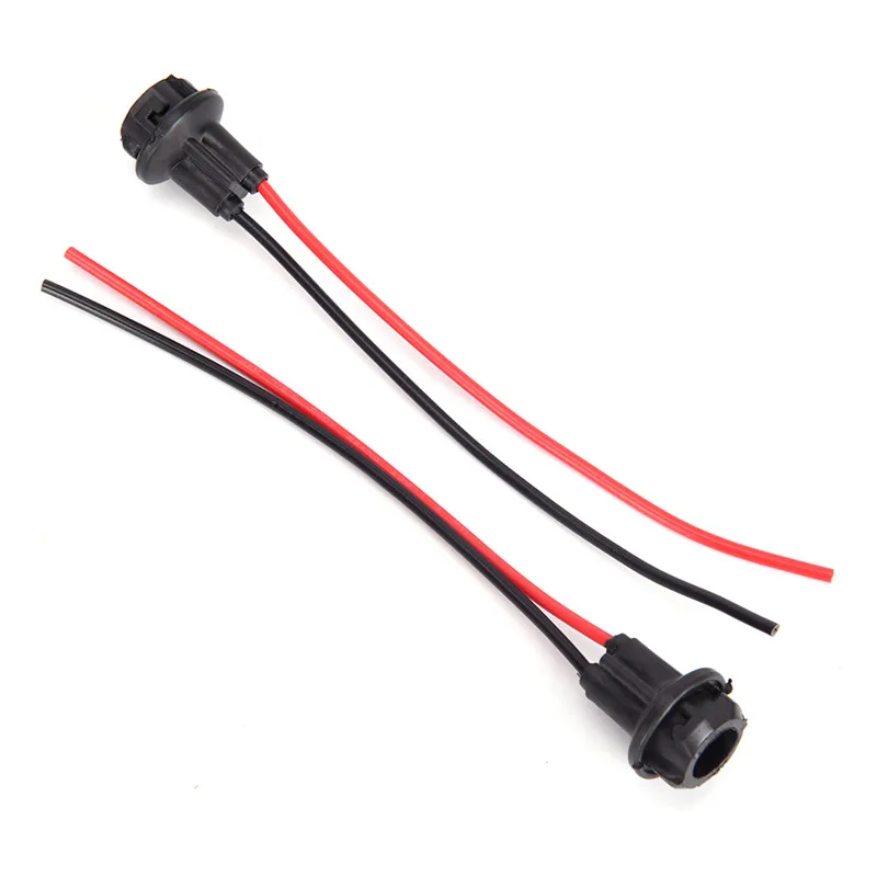 

T10 W5W Light Bulb Socket Holder fit Car Truck Boat Soft Rubber Connector
