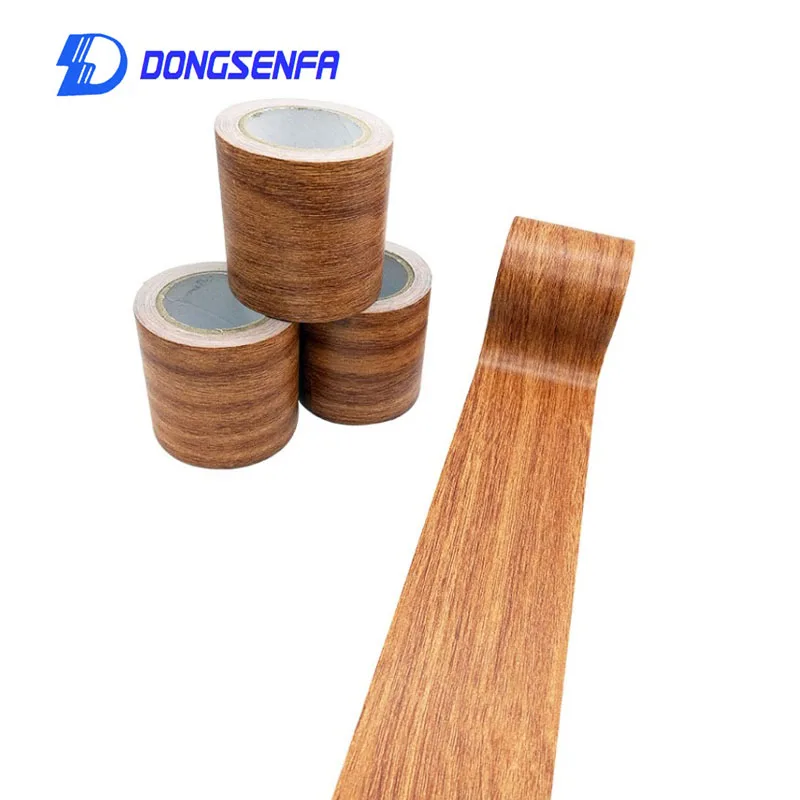 same like picture DONGSENFA 1 рулон 5,7 см* 4,6 м деревянная зернистая кожа клейкая лента диван напольная Мебель Ногами линия ремонт лента декоративная лента - Цвет: same like picture