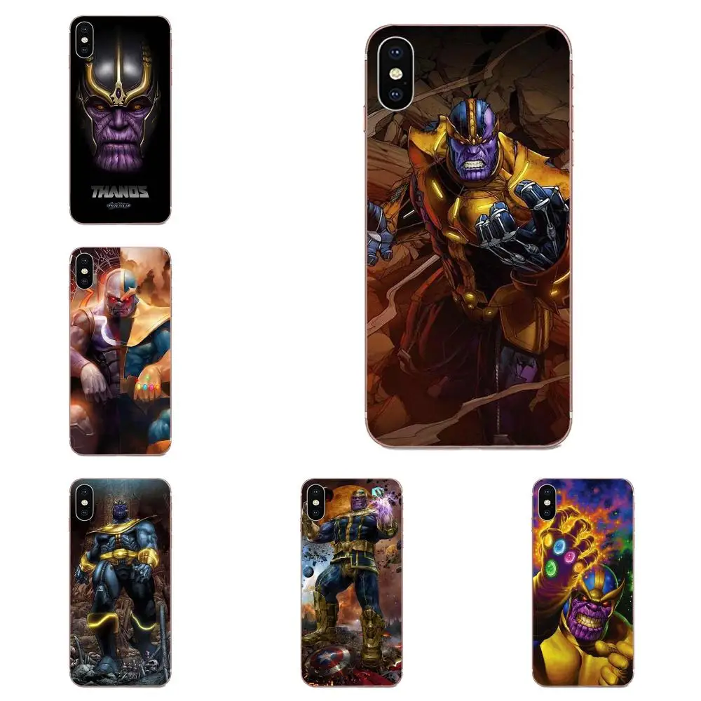 Мстители Marvel Concept Art Toys Thanos для Galaxy Grand A3 A5 A7 A8 A9 A9S On5 On7 Plus Pro Star 2015 2016 2017