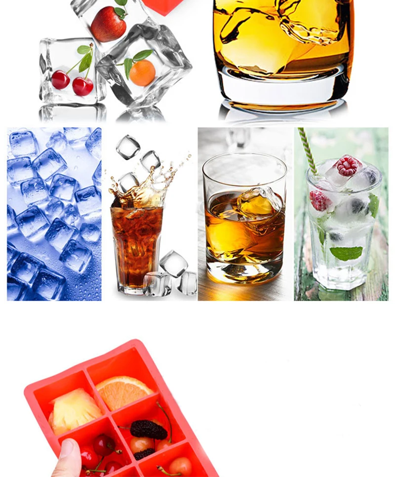 Силиконовая форма для льда 4 ячейки мыла | Дом и сад