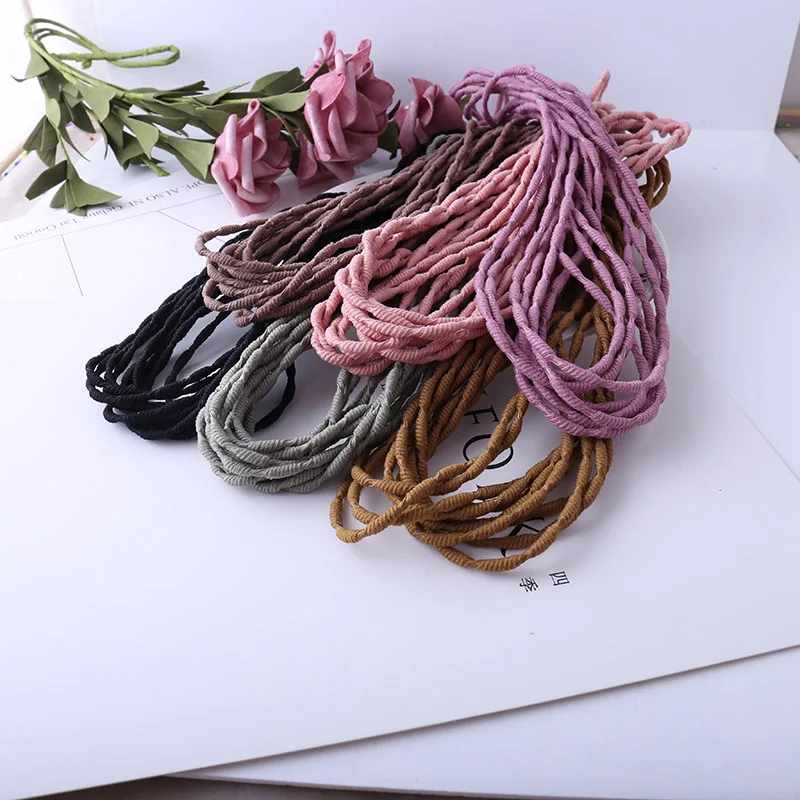 Хит продаж 4 мм нейлоновая круглая эластичная повязка высокая резинка DIY