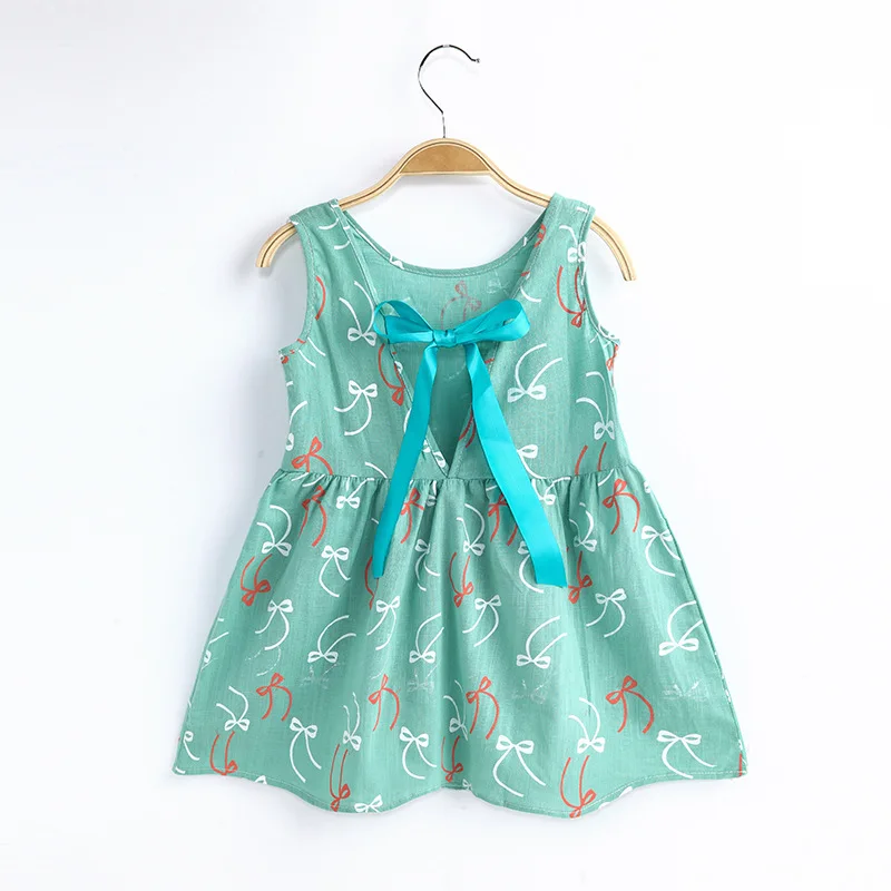 

2021 New 1-8Y Toddler Kids Baby Girl Autumn Spring Dress Sleeveless Cotton Party Casual Dresses Clothes Dresses for Girls