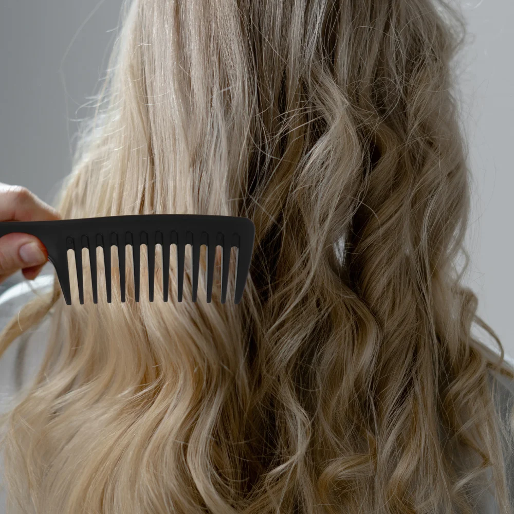 

3pcs Hair Styling Comb Wide-tooth Comb Detangling Shower Comb Set for Home