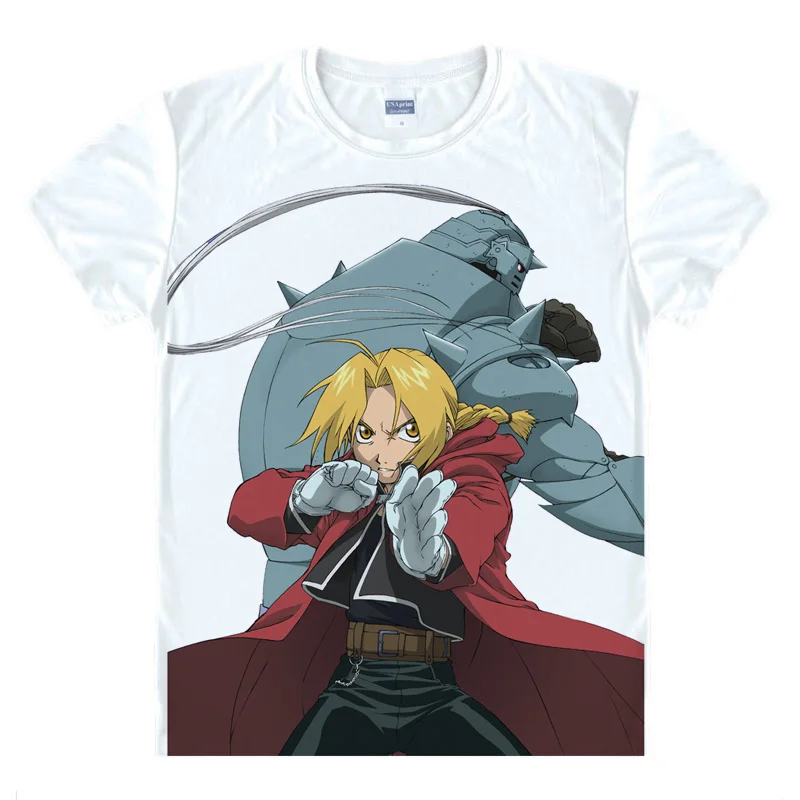 Аниме Стальной Алхимик Футболка с принтом Ботинки в стиле Эдвард Элрик Альфонс