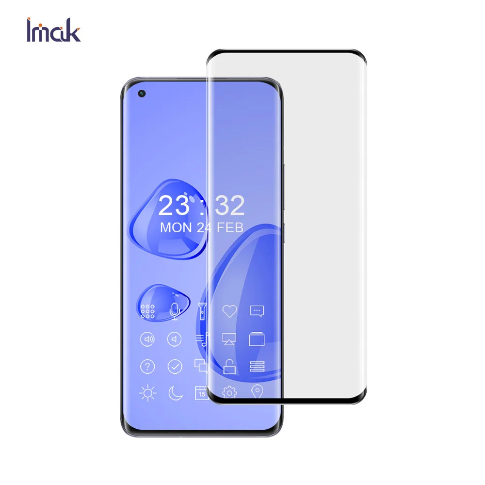 

Imak 3D Curved Full Screen Protector For Xiaomi Mi 11 Ultra Tempered Glass Film For Xiaomi M11 Ultra / Mi 11 Pro
