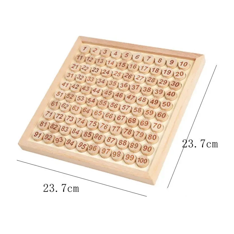 

1-100 Children Addition And Subtraction Board Montessori Math Manipulatives Wooden Educational Toys Sudoku Game Kids Learning