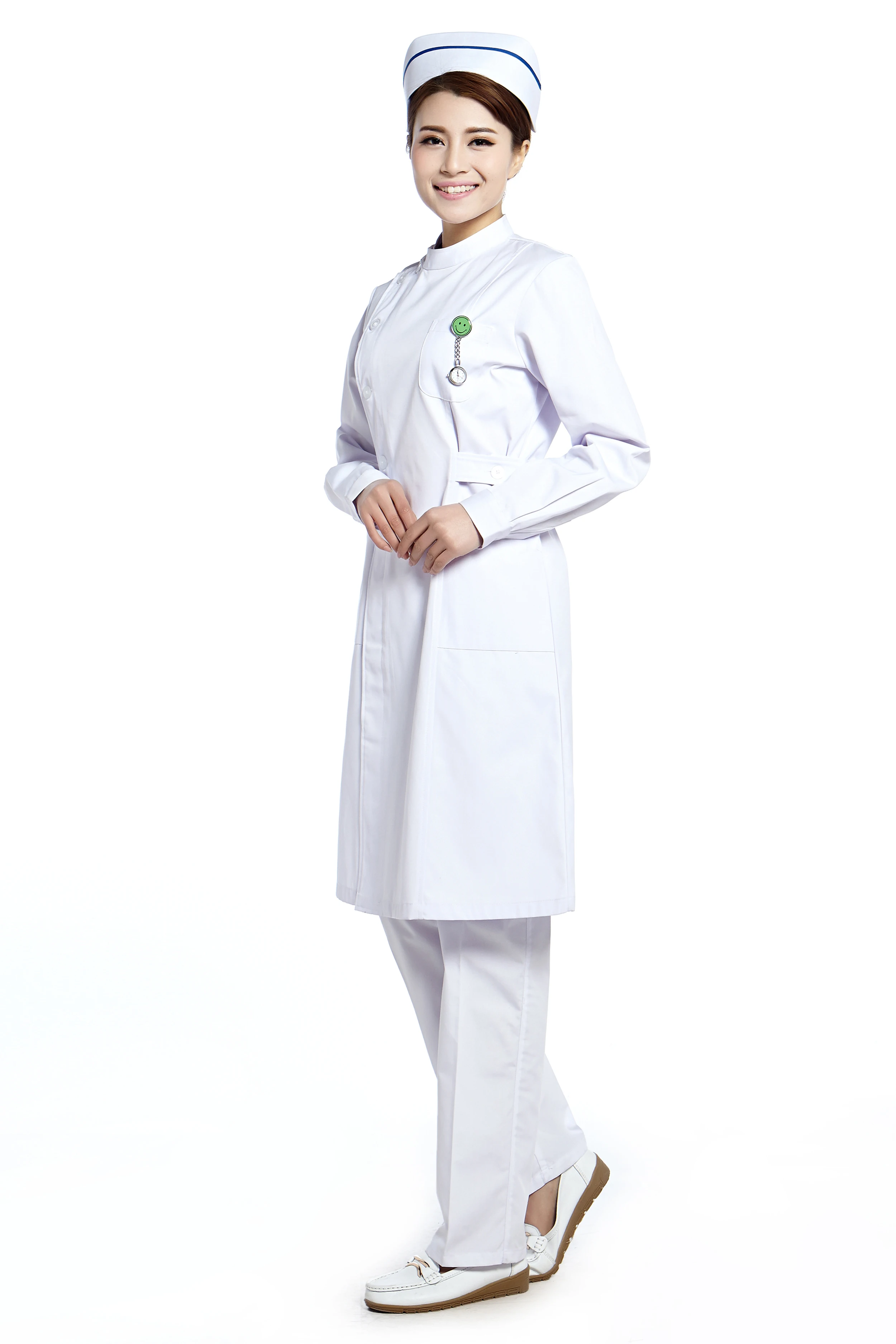 Медицинская форма белая медсестры с длинным рукавом для больницы | Тематическая