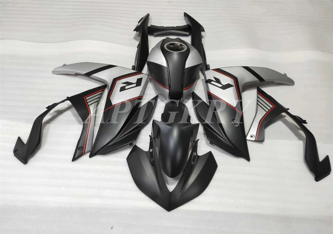 

New ABS Motorcycle Fairing Kit Fit For Yamaha YZF-R3 YZF-R25 2015 2016 2017 2018 15-18 Bodywork Set Custom Gray Black