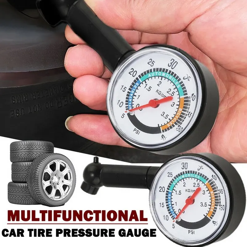 Multifunctional High-precision Automobile Tire Pressure Gauge Stainless Steel Plastic Box for Vehicles | Инструменты