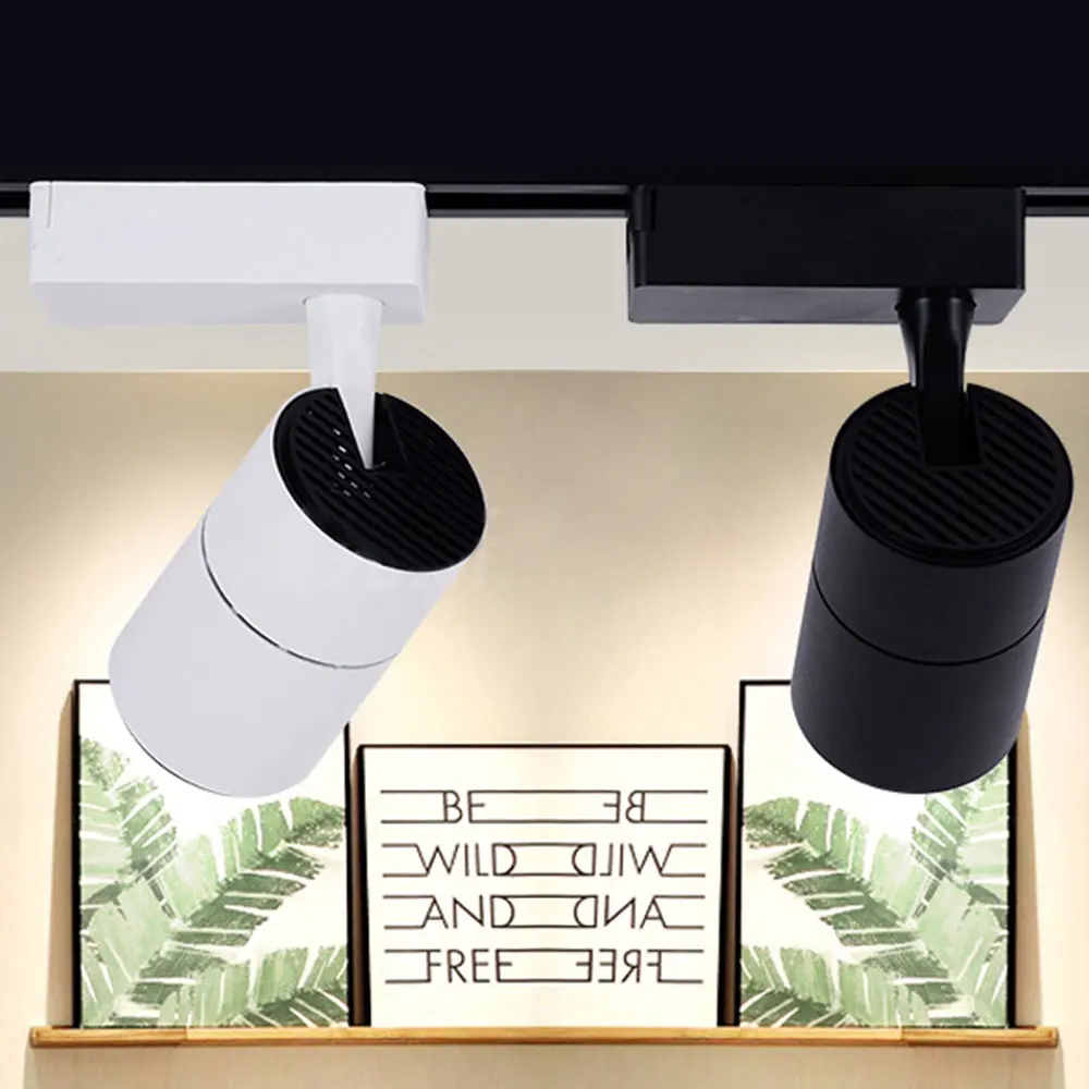 Потолочные светильники светодиодные на алюминиевой рельсовой направляющей 12/20/30