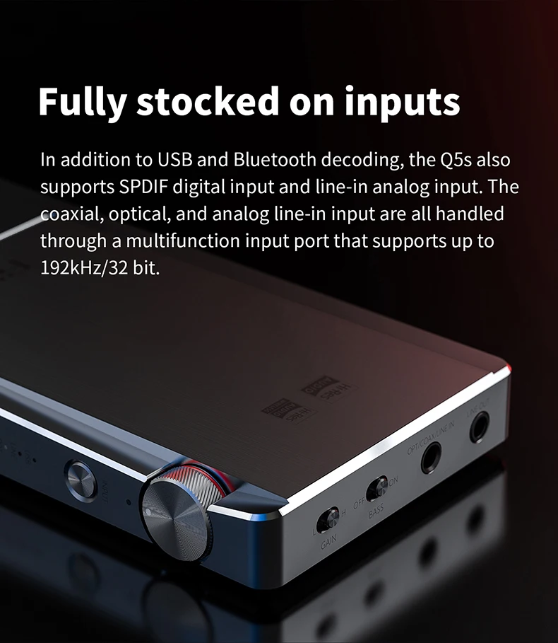 FiiO Q5s Bluetooth 5,0 AK4493EQ dsd-способный DAC& усилитель, USB усилитель DAC для iPhone/компьютера/Android/sony 2,5 мм 3,5 мм 4,4 мм