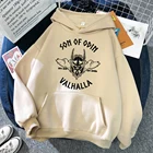 Свитшоты Sons Of Odin Valhalla, повседневный креативный пуловер, Мужская Повседневная Удобная Свободная Толстовка для мужчин