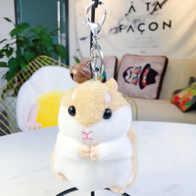 Плюшевые домашние тапочки с кошечкой из мультфильма колокол кольцо для ключей