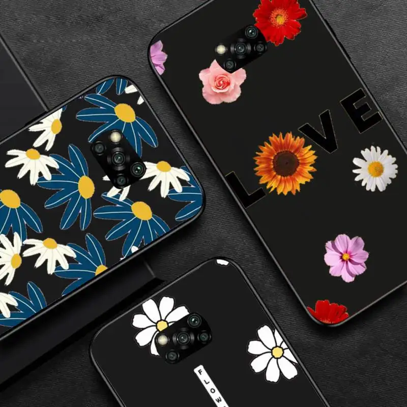 

Cute cartoon daisy flower Phone Case For Huawei P40 P20 P30 Mate 40 20 10 Lite Pro Nova 5t P Smart 2019