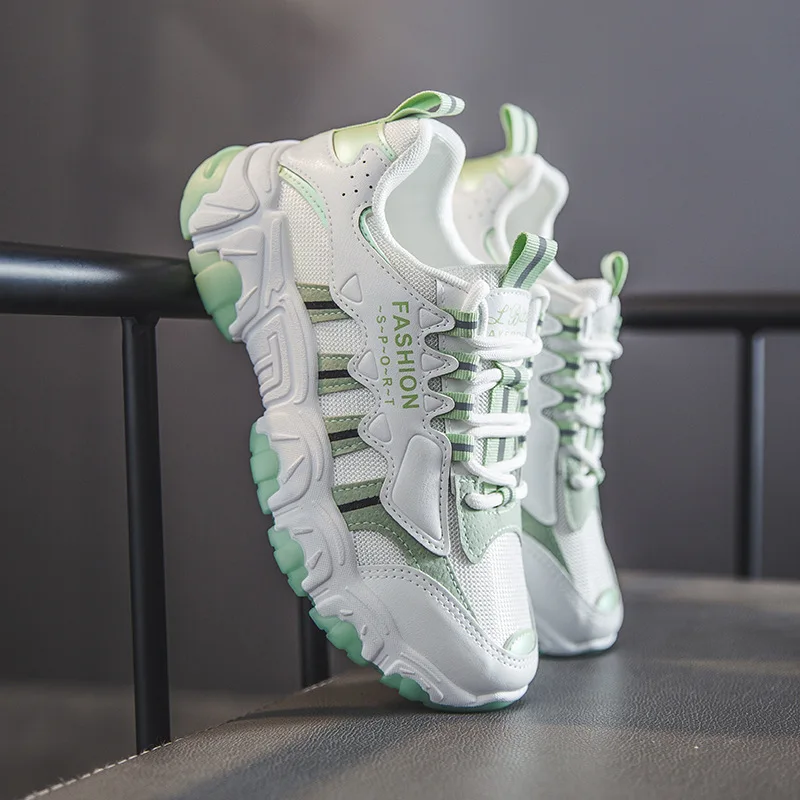 

Dad Shoes Women's Autumn New Breathable Sports Shoes Female Students Heighten Casual Shoes Running Shoes