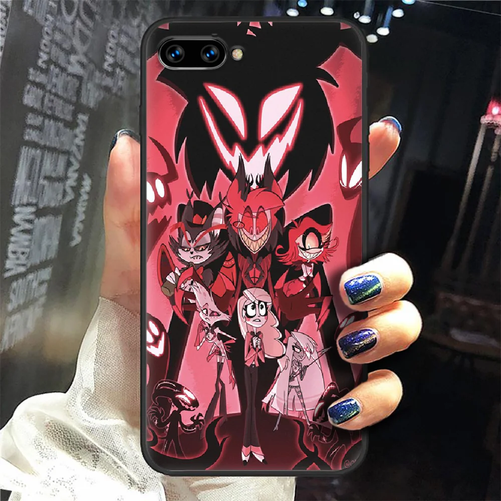 

Harzbin Hotel Alastor Phone Case Cover Hull For HUAWEI Honor 6A 7A 7C 8 8A 8S 8x 9 9x 10 10i 20 Lite Pro black Bumper 3D