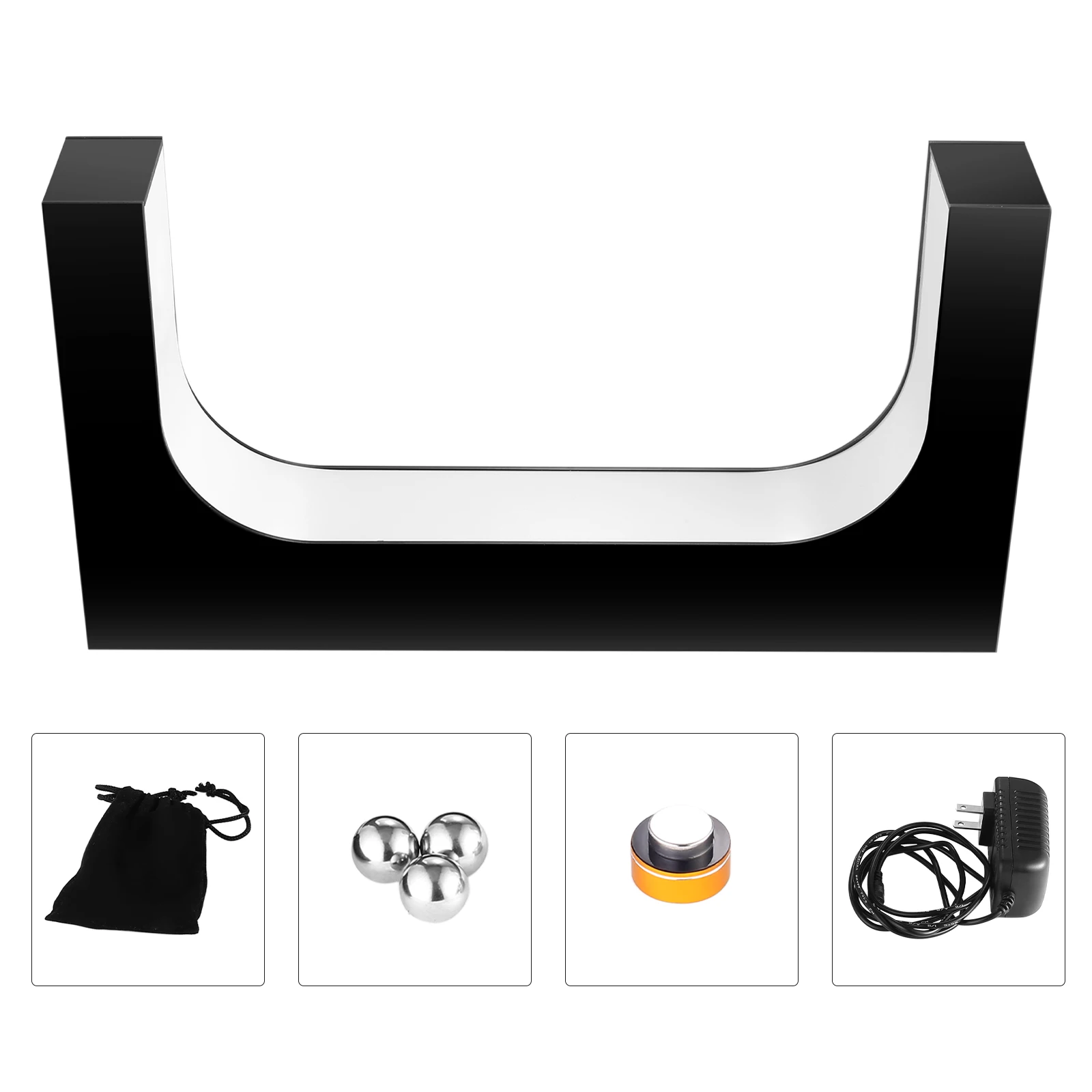 

Magnetic Floating Levitating Shoe Display Levitation Stand Holder Platform 360 Degree Rotating Acrylic Rack With Led Lighting