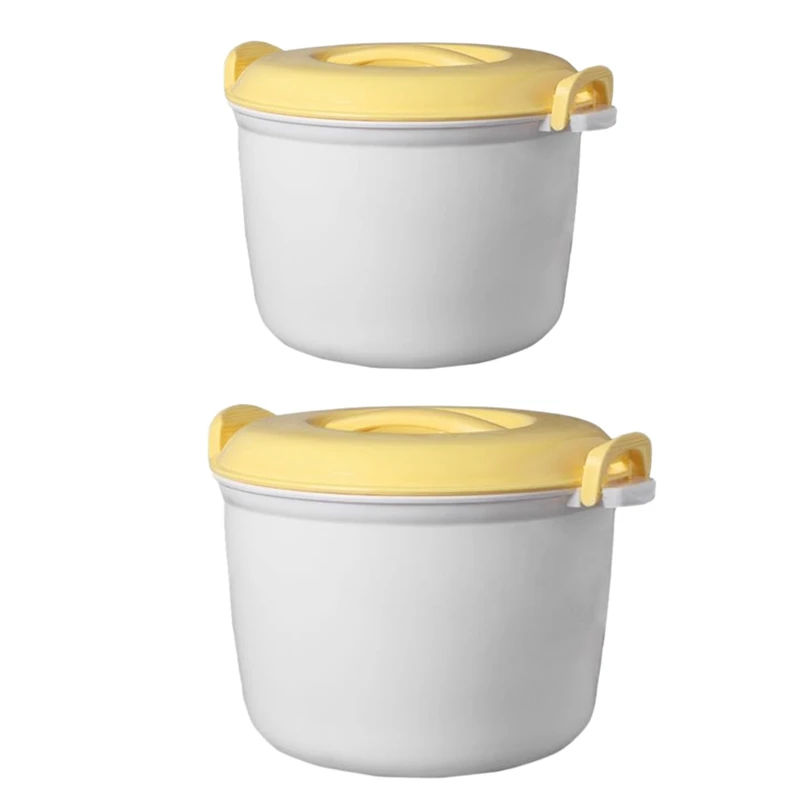 

Portable Microwave Oven Rice Cooker Multifunctional Steamer Insulation Lunch Box Steaming Utensils for Microwave