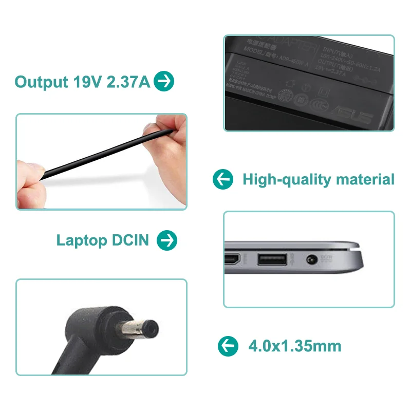 Зарядное устройство для ноутбука Asus X553 X553M X553MA Q302LA UX21A UX31A X540Y