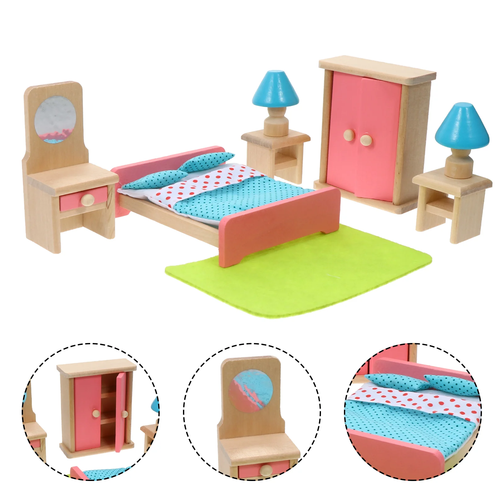 

1 набор мини-украшений для мебели, декоративные мини-игрушки, мини-аксессуары для дома