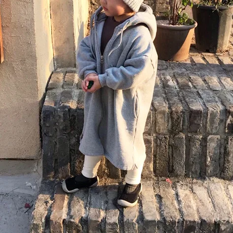 Осень зима 2019 детская одежда в Корейском стиле Новый Простой Модный плюшевый