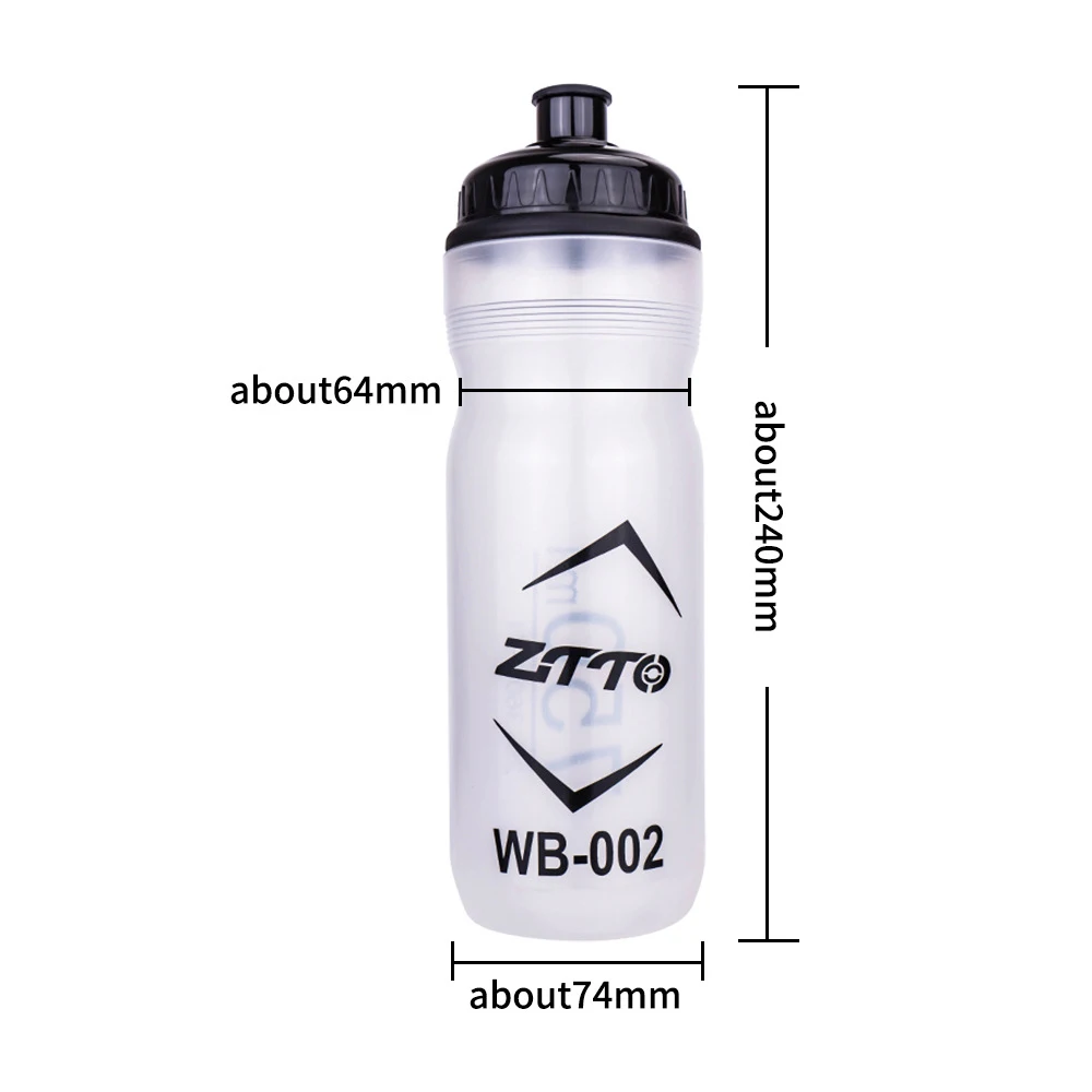 

ZTTO Portable Mountain Bike Water Bottle 750ML Cycling Drink Kettle Outdoor Sports Plastic Bicycle Kettle Water Bottle Drinkware