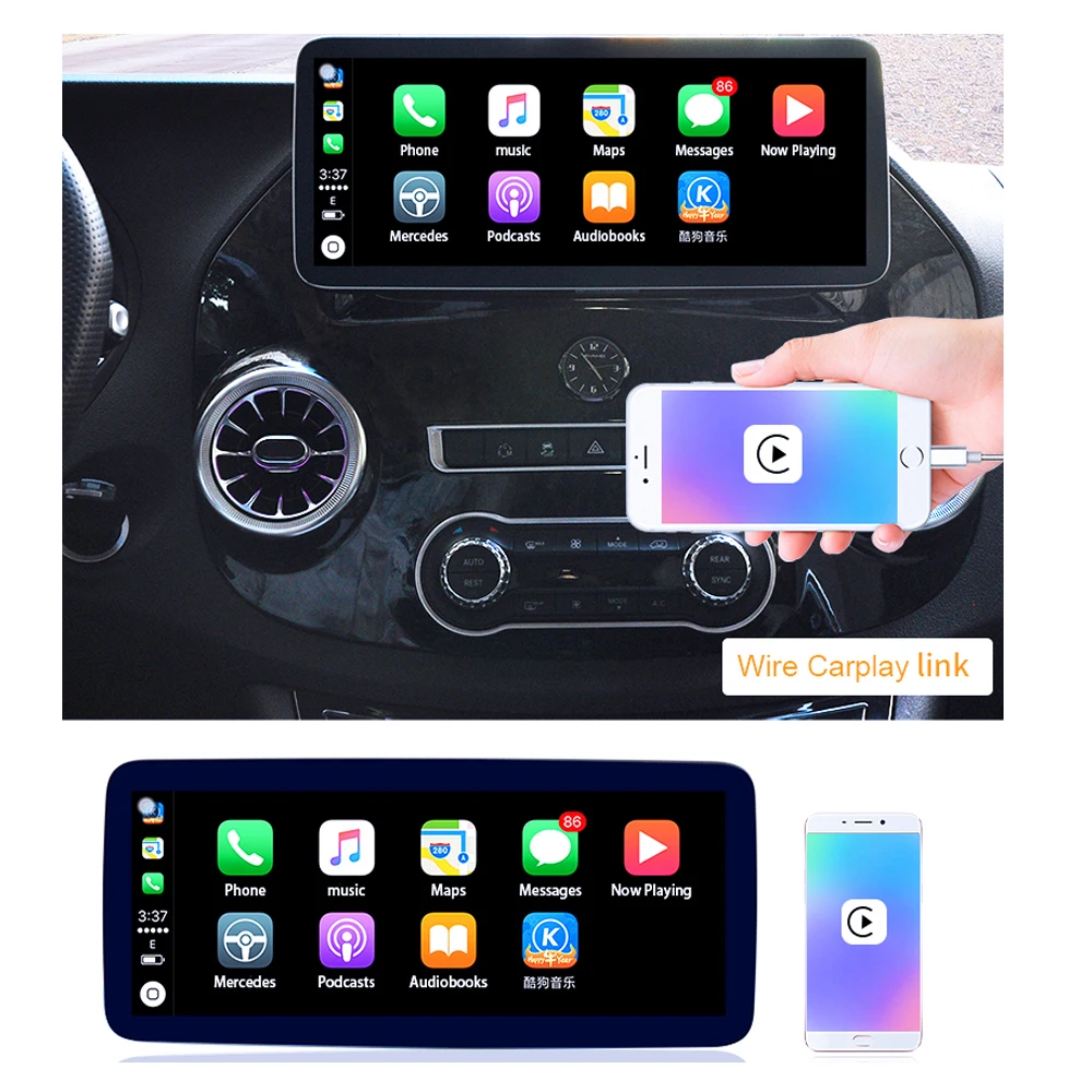 

12.3 inch Android 10 Car Multimedia Video For Vito 2016 European Car Radio Player Navigation GPS wifi Touch Screen Head Unit