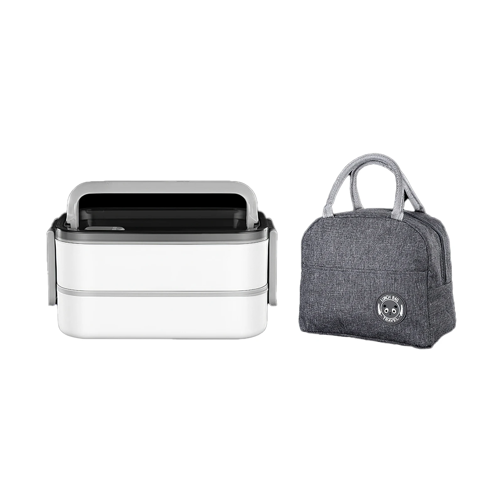 

Герметичный разогреваемый Ланч-бокс, 3-слойный изолированный Ланч-бокс, термо-бокс, все части, съемный подогреватель еды