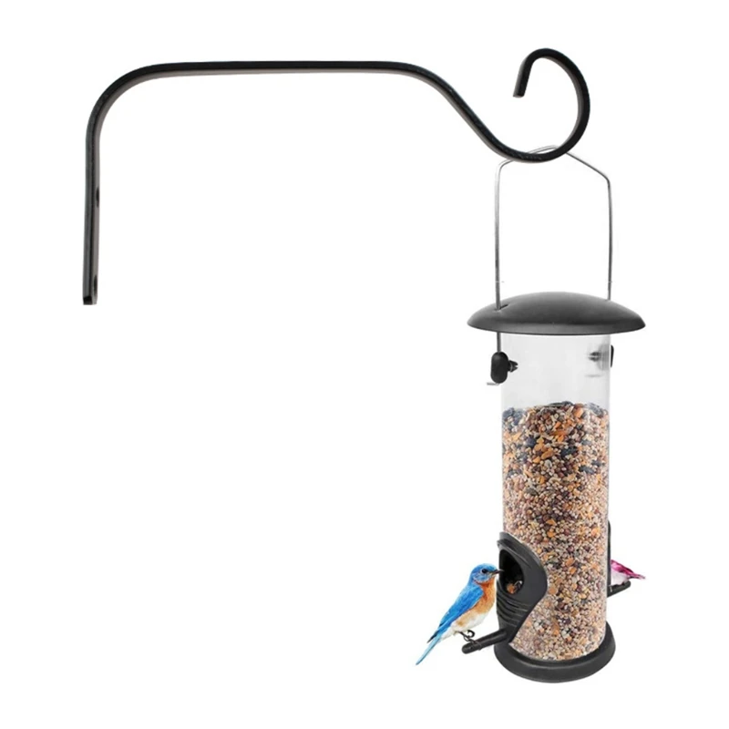 Настенные крючки для подвешивания растений (черные) используются корзин птиц