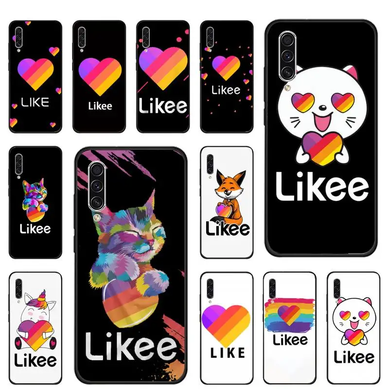 

Fashion Likee Cat bear love heart Phone Case For Samsung galaxy S note 7 8 9 10 20 fe edge A 6 10 20 30 50 51 70 lite plus Funda