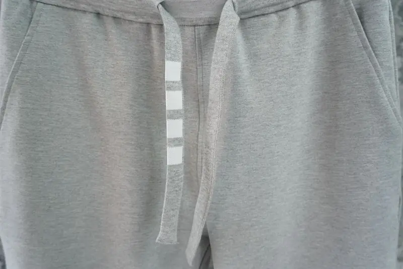 

2021 Fashion TB THOM Brand Sweatpants Men Loose Pure Cotton Casual Sports Trousers Tracksuit Bottoms Mens Jogger Track Pants