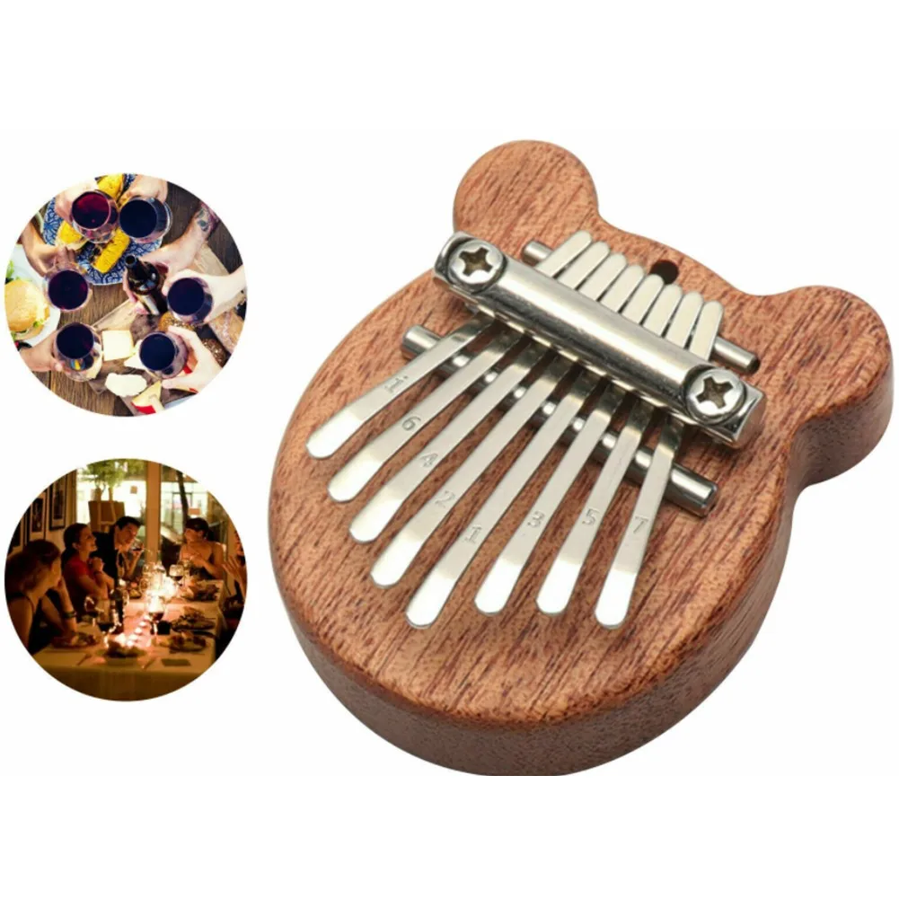 

Mini 8 Keys Kalimba Thumb Piano Nice Sound Finger Keyboard Mini Kalimba Thumb Piano Finger Piano Musical Hand Toy Gift