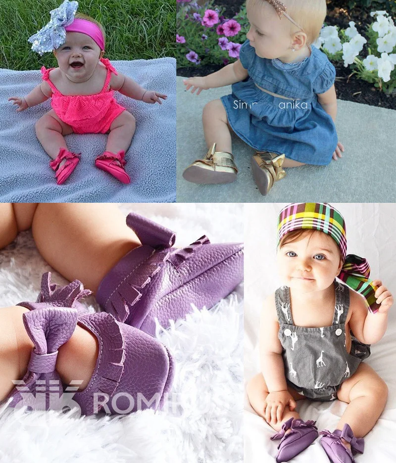 Обувь для маленьких девочек новорожденных Разноцветные Повседневные Мокасины