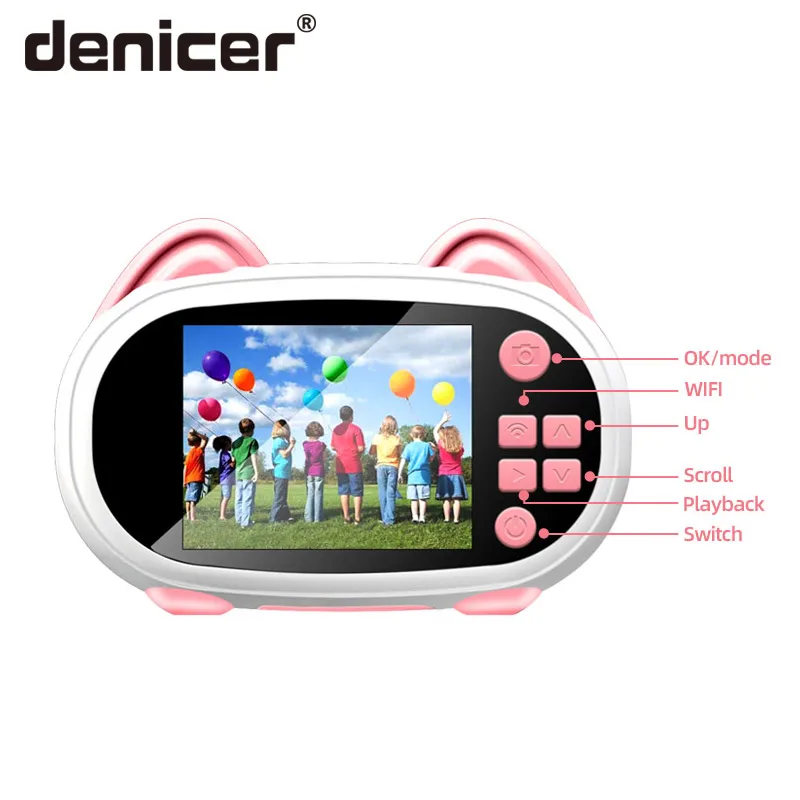 Детская мини камера denicer с Wi Fi образовательные игрушки для детей детские подарки