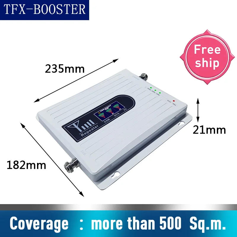 TFX BOOSTER 900 LTE DCS 1800 WCDMA 2100 МГц трехдиапазонный усилитель сигнала сотового телефона 2G