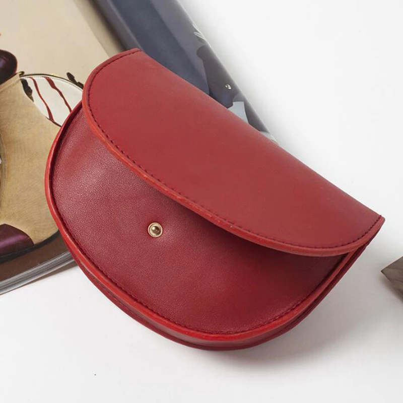 

2 pcs/set Women Solid Fanny Pack Ladies New Fashion Waist Belt Bag Mini Disco Waist Bag Leather Small Shoulder Bags