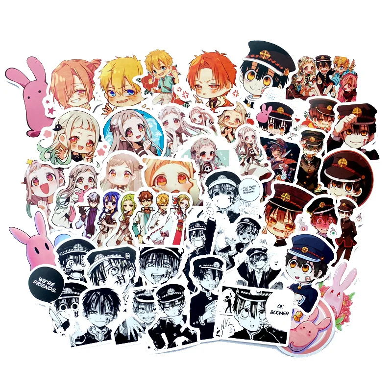 50PCS/Pack Anime Toilet-Bound Hanako-kun Manga Crystal Stickers LD | Игрушки и хобби