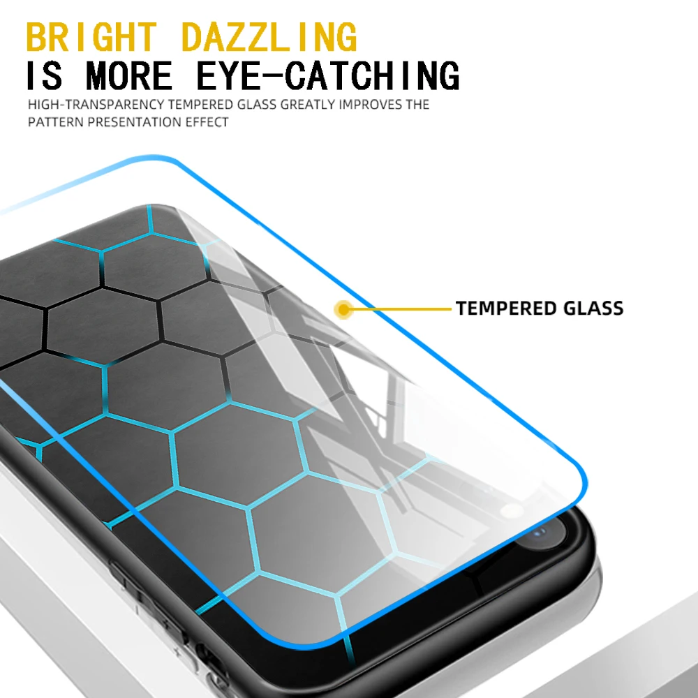 Marble Case For Samsung Galaxy A72 A52  A52s A32 A42 A71 A51 Case Tempered Glass For Samsung A70 A50 A20 A40 A30 A60 Cover