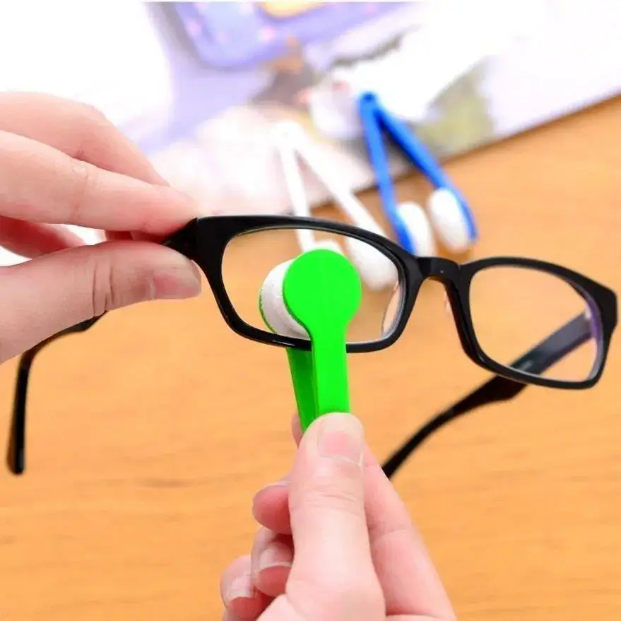 

Lohas 5 Colors Min Microfiber Two-side Sunglasses Brush Eyeglass Cleaner Brush Portable Soft Glasses Brush Clean Tool Brush