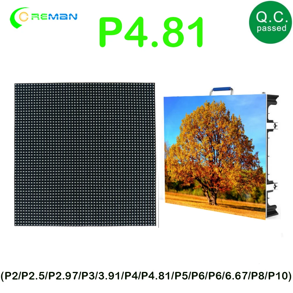 Прямая поставка с завода P4.81 Светодиодный модуль rgb 250 мм * 1/13 сканирование