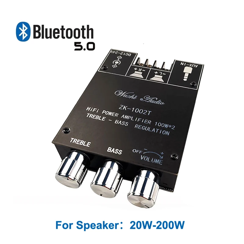 2*100 Вт двойной TPA3116 Bluetooth 5 0 сабвуфер аудио цифровой усилитель мощности плата тона