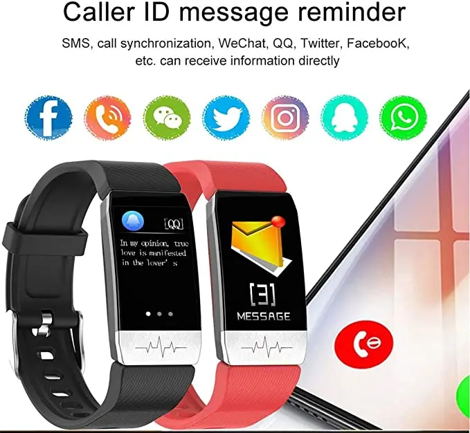 

2020 Newest body temperature & ECG monitor profession smart watch Letike T1 sport fitness tracker for men women Clock thermomete