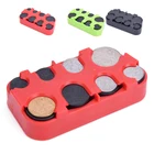 Пластиковый кошелек для монет, органайзер для автобуса, такси, автомобиля, мини-держатель для монет, евро дозатор, 1 шт.