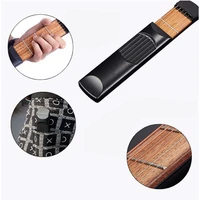 portable guitar chord trainer pocket guitar practice tools model wooden practice stringed instrument chord tools for beginner