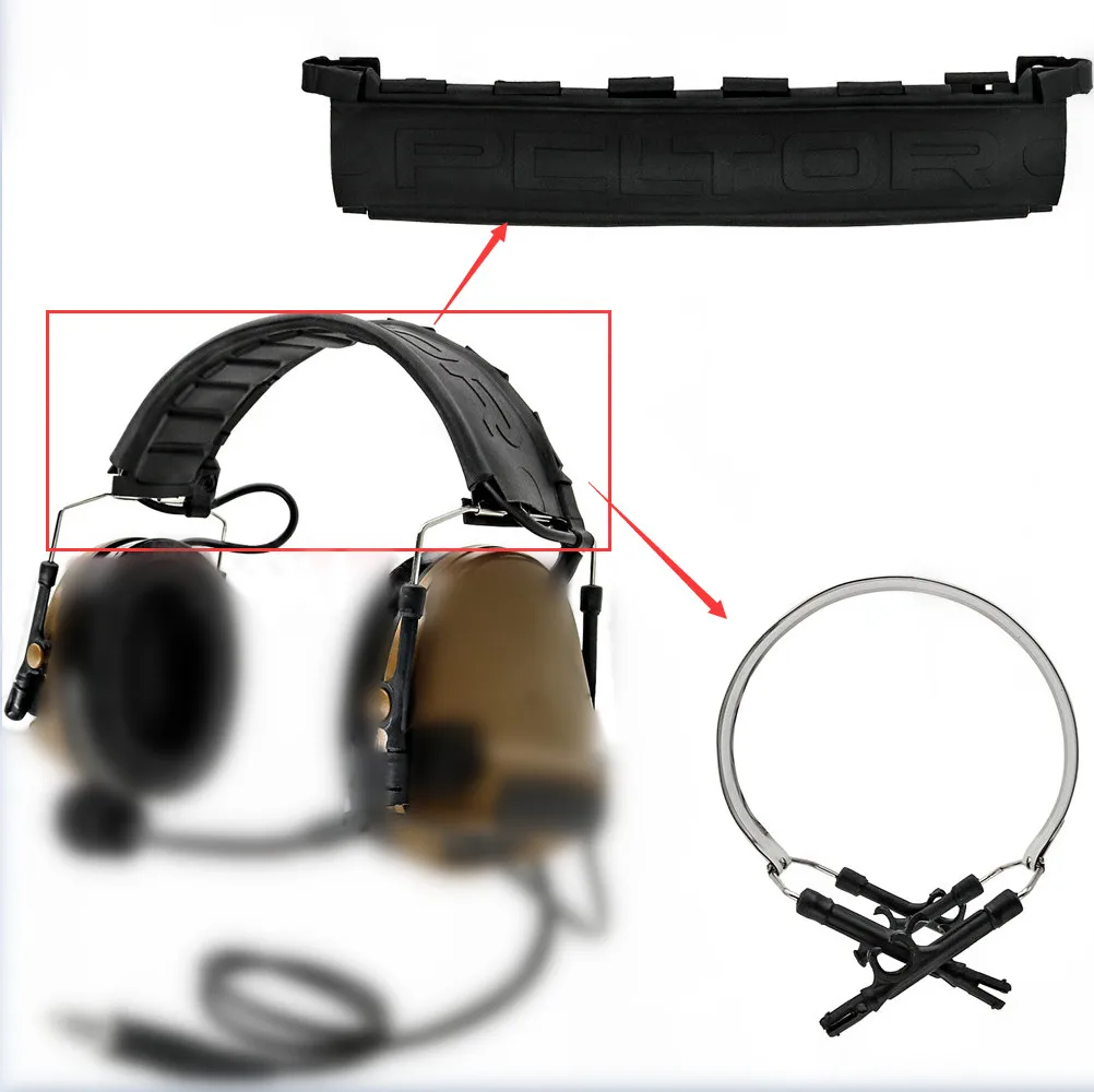 

New Tactical Detachable Headband Accessory for PELTOR COMTAC II III Hunting Shooting Electronic Noise Reduction Tactical Headset