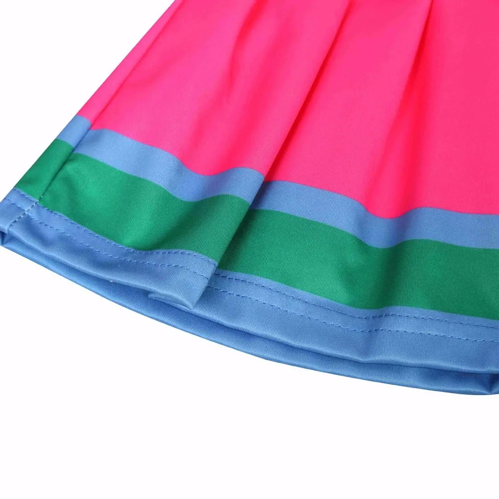 2020 girls halloween costumes zombies 2 addison cosplay cheerleader kids topsskirt clothes set fancy outfits with flower ball free global shipping