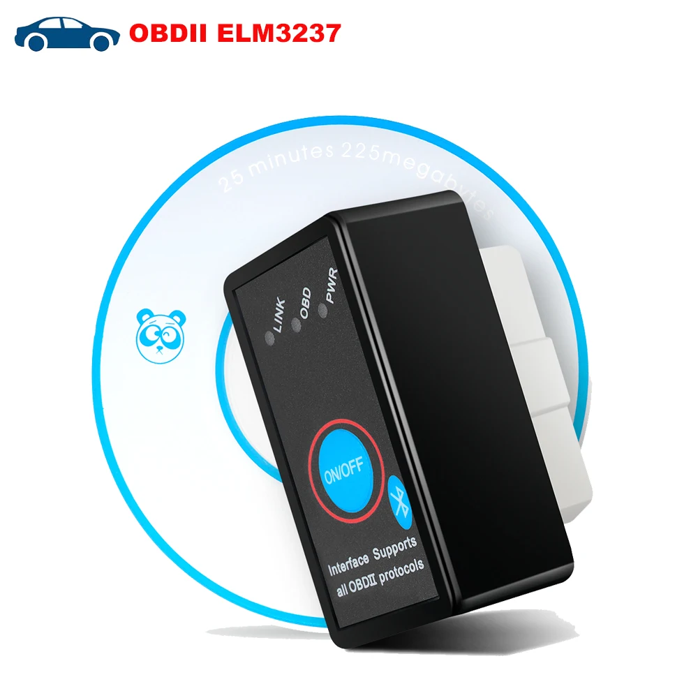 Мультиязычный диагностический тестер OBDII ELM327 OBD 2 Bluetooth для Skoda Octavia 3 /Octavia A2 A5 A7 /Fabia/