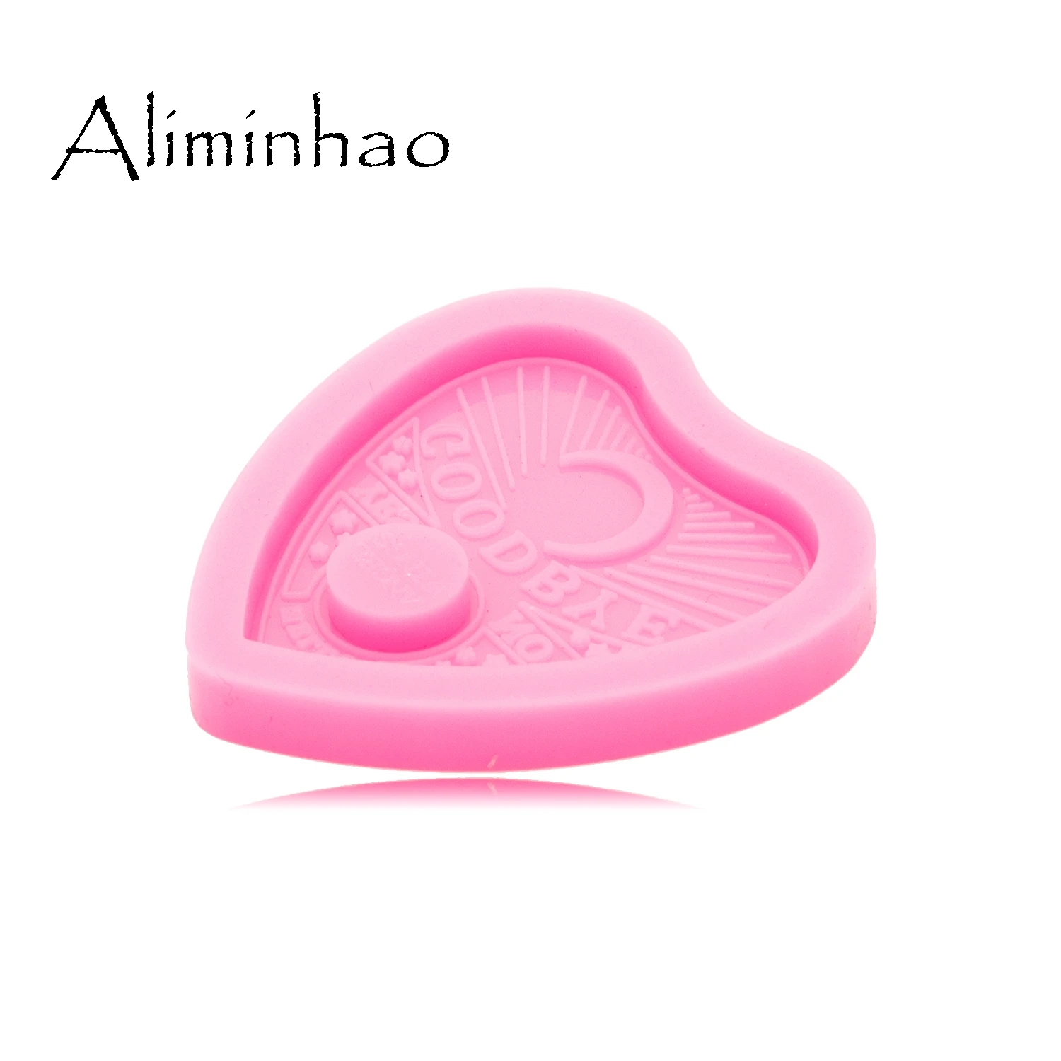 Суперглянцевая форма DY0336 в форме сердца подходит для силиконовой формы виде