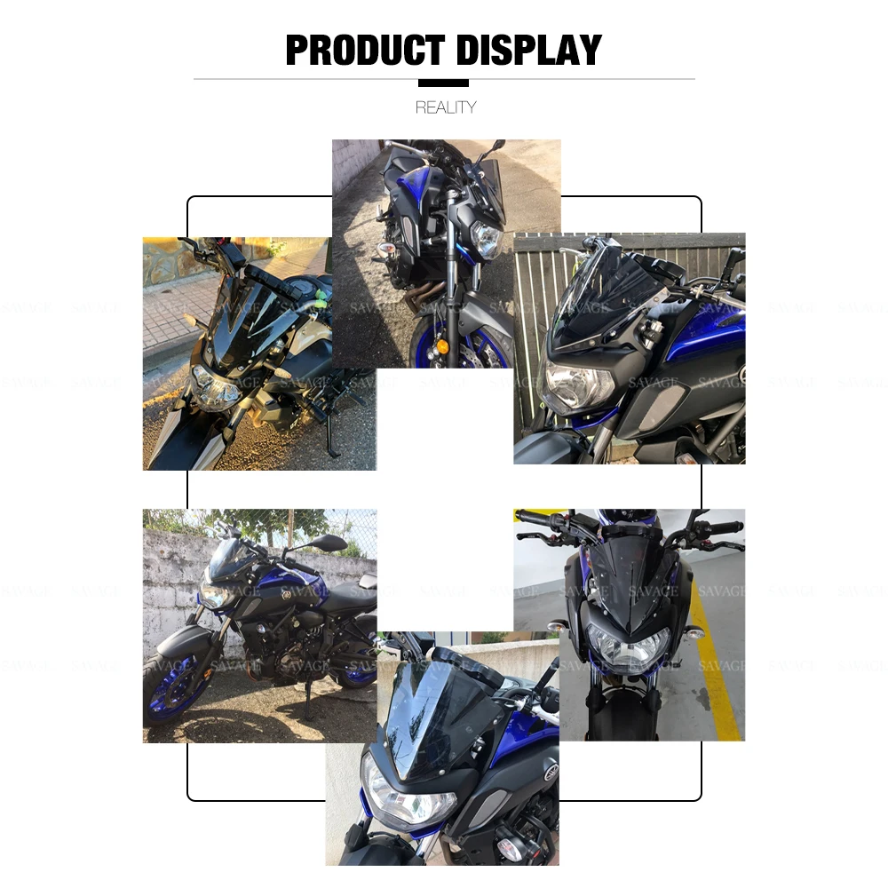 Ветровое стекло Pare-brise для YAMAHA MT07 MT-07 MT 07 FZ07 FZ-07 аксессуары для мотоциклов ветровые стекла ветровые дефлекторы